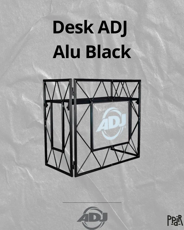 Desk DJ Alu Black