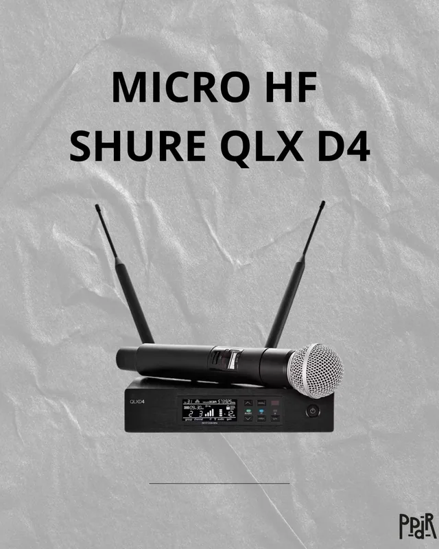 Shure QLX-D4 — micro main HF